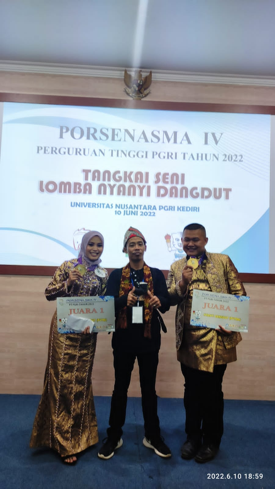 Upgrip Sukses Raih Runner Up Pada Porsenasma Iv Di Kediri Universitas