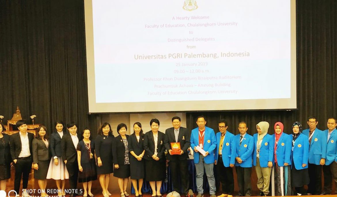 Universitas PGRI Palembang Jajaki Kerjasama Dengan Chulalongkorn University Thailand