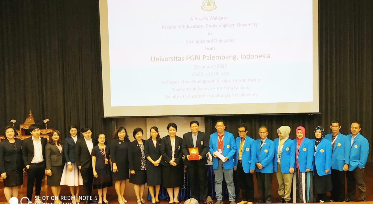 Universitas PGRI Palembang Jajaki Kerjasama Dengan Chulalongkorn University  Thailand - Universitas PGRI Palembang