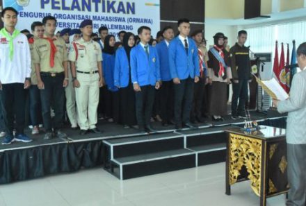 Pengurus Ormawa Universitas PGRI Palembang Masa Bakti 2018/2019 Resmi Dilantik