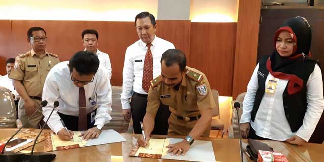 Pascasarjana dan FKIP Universitas PGRI Palembang Tandatangani MoA dengan Kepala Disdikporapar Banyuasin