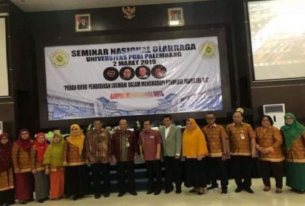 FKIP Universitas PGRI Palembang Sukses Gelar Seminar Nasional Olahraga