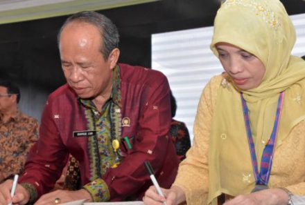 Rektor Universitas PGRI Palembang Teken MoU Dengan Ketua IAI Wilayah Sumsel