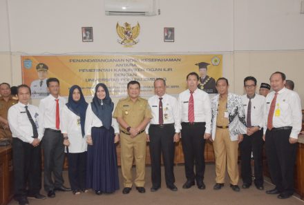 Universitas PGRI Palembang Jalin Kerja Sama Dengan Pemerintah Kabupaten Ogan Ilir