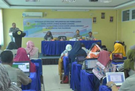 Tingkatkan Mutu Pendidikan, Universitas PGRI Palembang Gelar Workshop Optimalisasi, Implementasi, dan Pembelajaran Model Daring