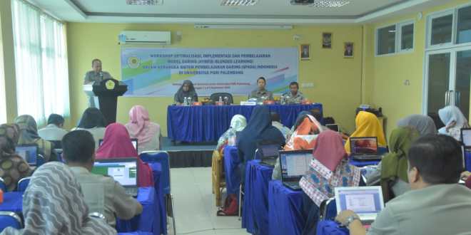 Tingkatkan Mutu Pendidikan, Universitas PGRI Palembang Gelar Workshop Optimalisasi, Implementasi, dan Pembelajaran Model Daring