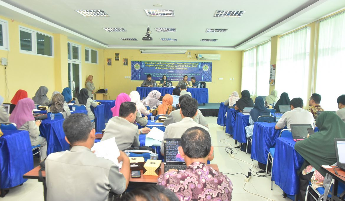 Tingkatkan Kualitas Mutu Lulusan, Universitas PGRI Palembang Gelar Workshop dan Pendampingan Penyusunan Proposal PKM