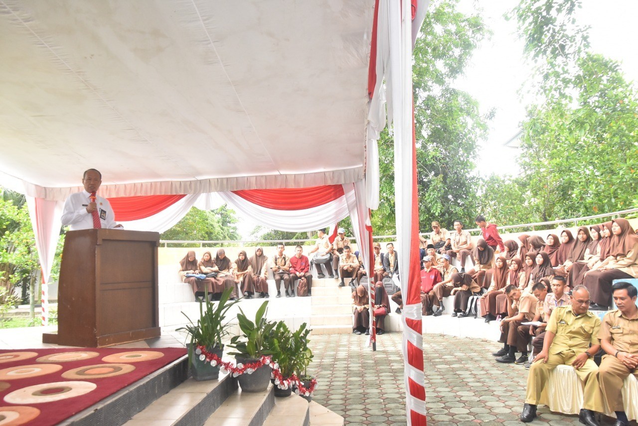 Rektor Universitas PGRI Palembang Teken MoU dan Sosialisasi di SMKN 3  Sekayu Muba - Universitas PGRI Palembang
