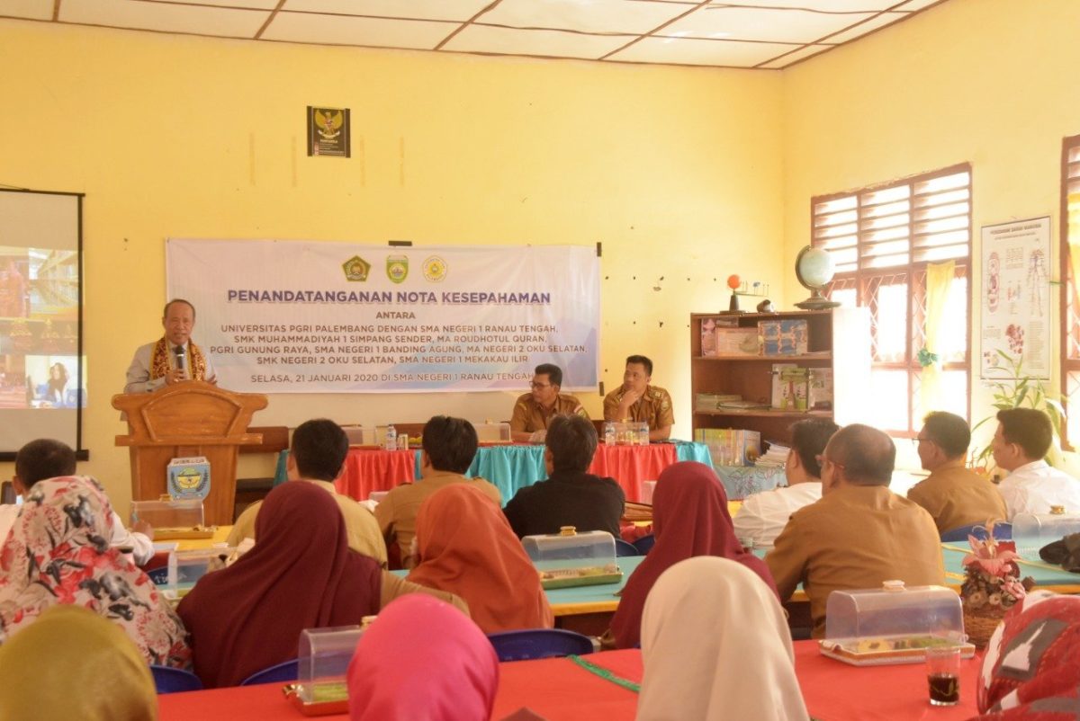 8 SMA, SMK, dan MA Negeri dan Swasta di Kabupaten OKU Selatan Jalin Kerja  Sama dengan Universitas PGRI Palembang - Universitas PGRI Palembang