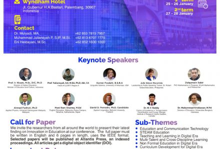 INCoEPP The International Conference On Education Universitas PGRI Palembang