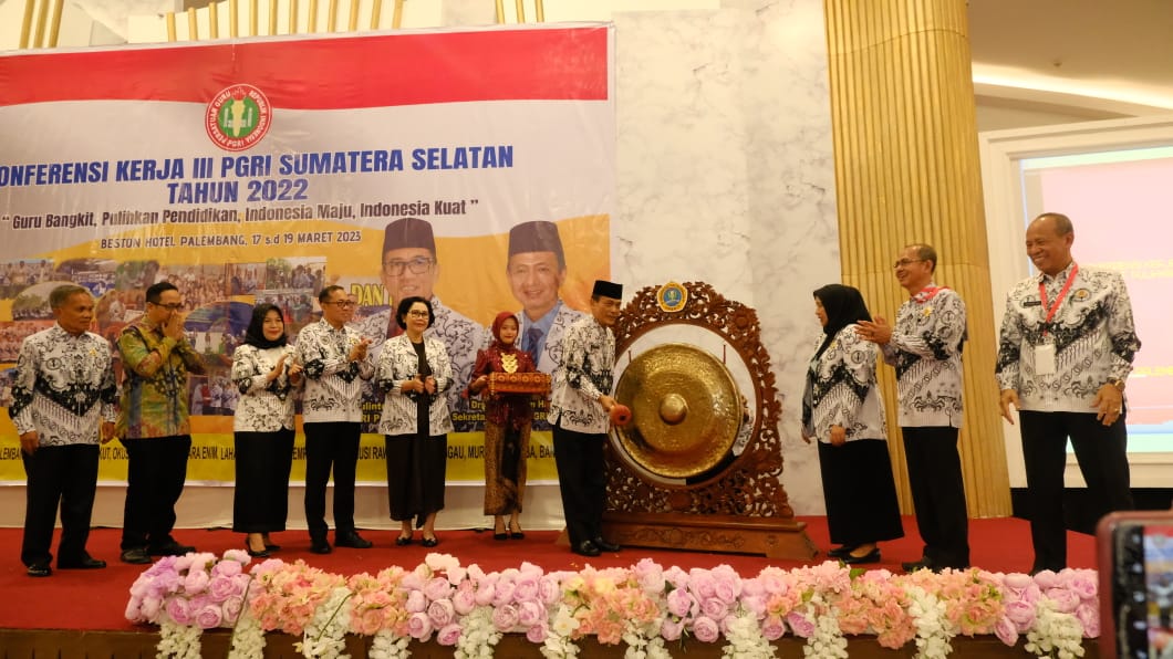 PGRI Sumatera Selatan Sukses Gelar Konkerprov III Tahun Kerja 2022