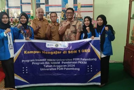 Laksanakan Program MBKM, Mahasiswa PGSD UPGRIP Magang di SDN 1 OKU