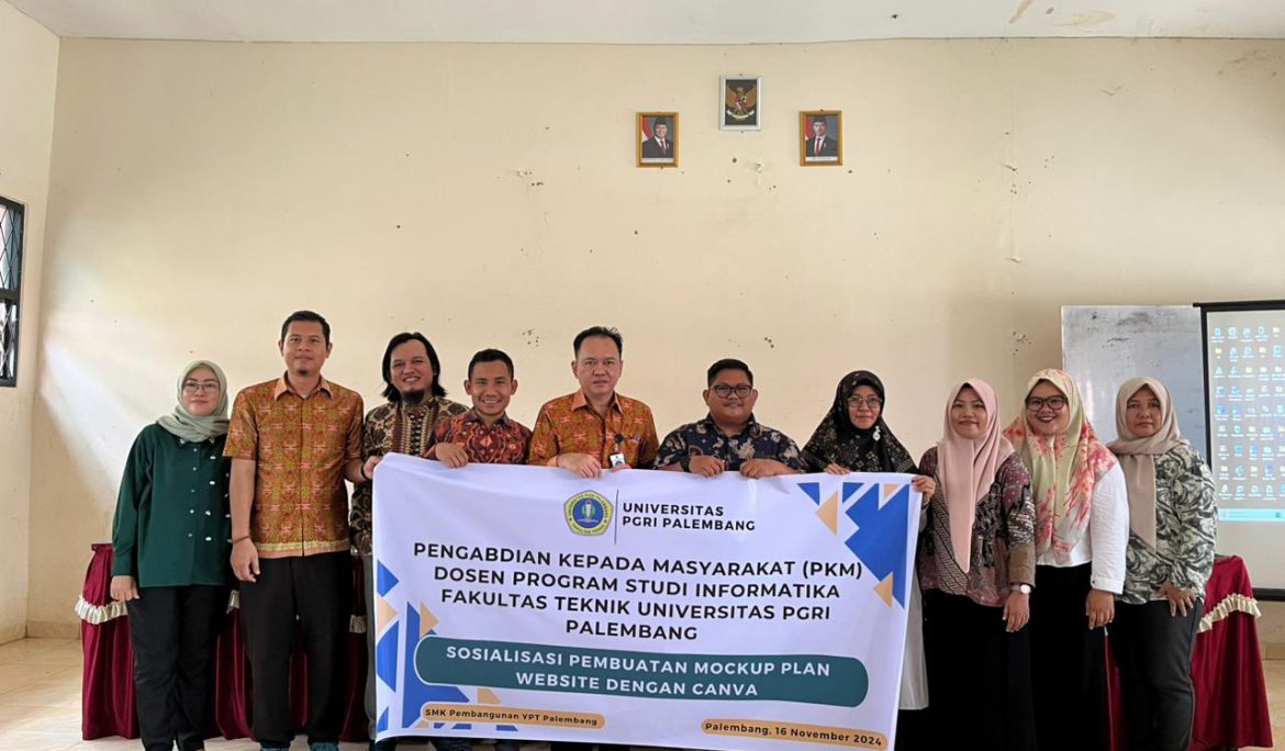 Dosen Informatika UPGRIP Gelar PkM, MoA dan IA di SMK Pembangunan YPT Palembang